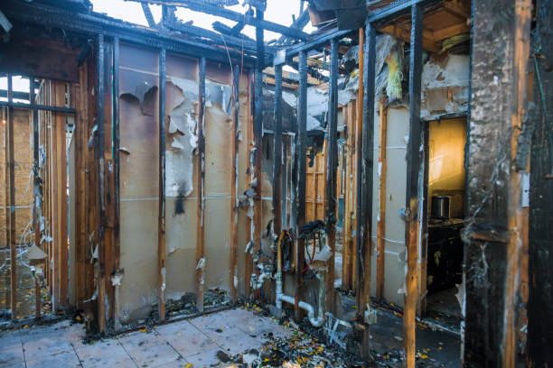 Professional Fire Damage Repair technician working in Berkeley Lake, GA